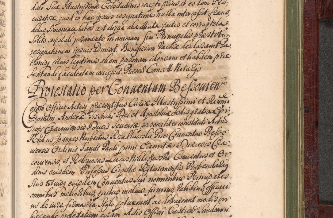 Zdjęcie nr 1232 dla obiektu archiwalnego: Acta actorum episcopalium R. D. Andreae Trzebicki, episcopi Cracoviensis et ducis Severiae a die 29 Maii 1676 ad 1678 inclusive. Volumen VII