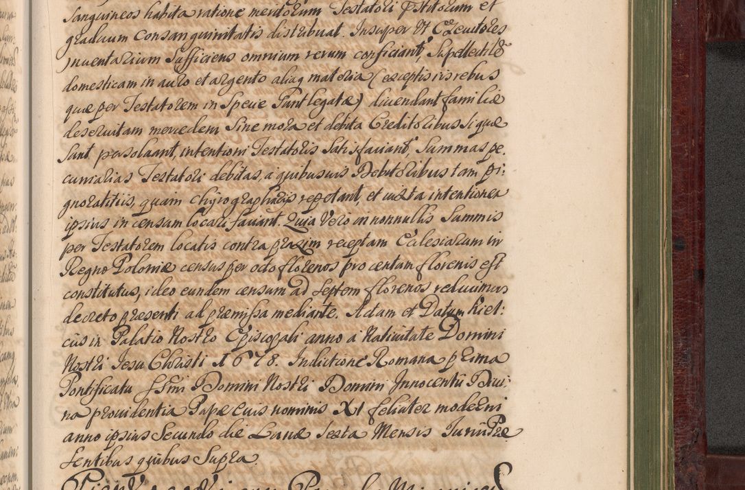 Zdjęcie nr 1228 dla obiektu archiwalnego: Acta actorum episcopalium R. D. Andreae Trzebicki, episcopi Cracoviensis et ducis Severiae a die 29 Maii 1676 ad 1678 inclusive. Volumen VII