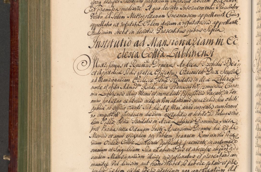 Zdjęcie nr 1215 dla obiektu archiwalnego: Acta actorum episcopalium R. D. Andreae Trzebicki, episcopi Cracoviensis et ducis Severiae a die 29 Maii 1676 ad 1678 inclusive. Volumen VII