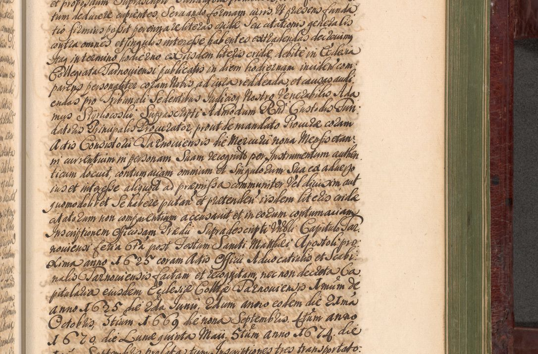 Zdjęcie nr 1005 dla obiektu archiwalnego: Acta actorum episcopalium R. D. Andreae Trzebicki, episcopi Cracoviensis et ducis Severiae a die 29 Maii 1676 ad 1678 inclusive. Volumen VII