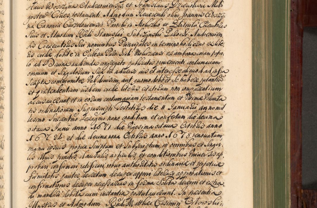 Zdjęcie nr 176 dla obiektu archiwalnego: Acta actorum episcopalium R. D. Andreae Trzebicki, episcopi Cracoviensis et ducis Severiae de 1679. Volumen VIII