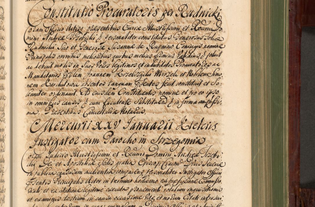 Zdjęcie nr 172 dla obiektu archiwalnego: Acta actorum episcopalium R. D. Andreae Trzebicki, episcopi Cracoviensis et ducis Severiae de 1679. Volumen VIII
