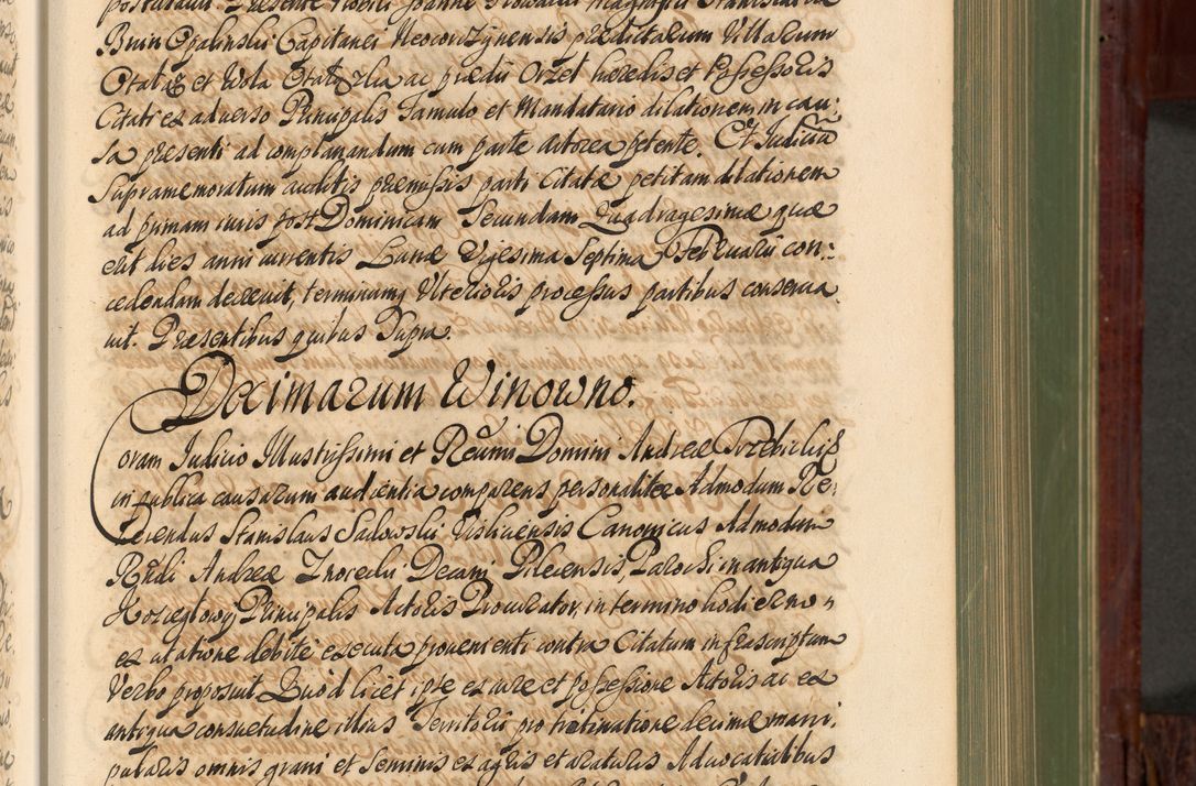 Zdjęcie nr 162 dla obiektu archiwalnego: Acta actorum episcopalium R. D. Andreae Trzebicki, episcopi Cracoviensis et ducis Severiae de 1679. Volumen VIII