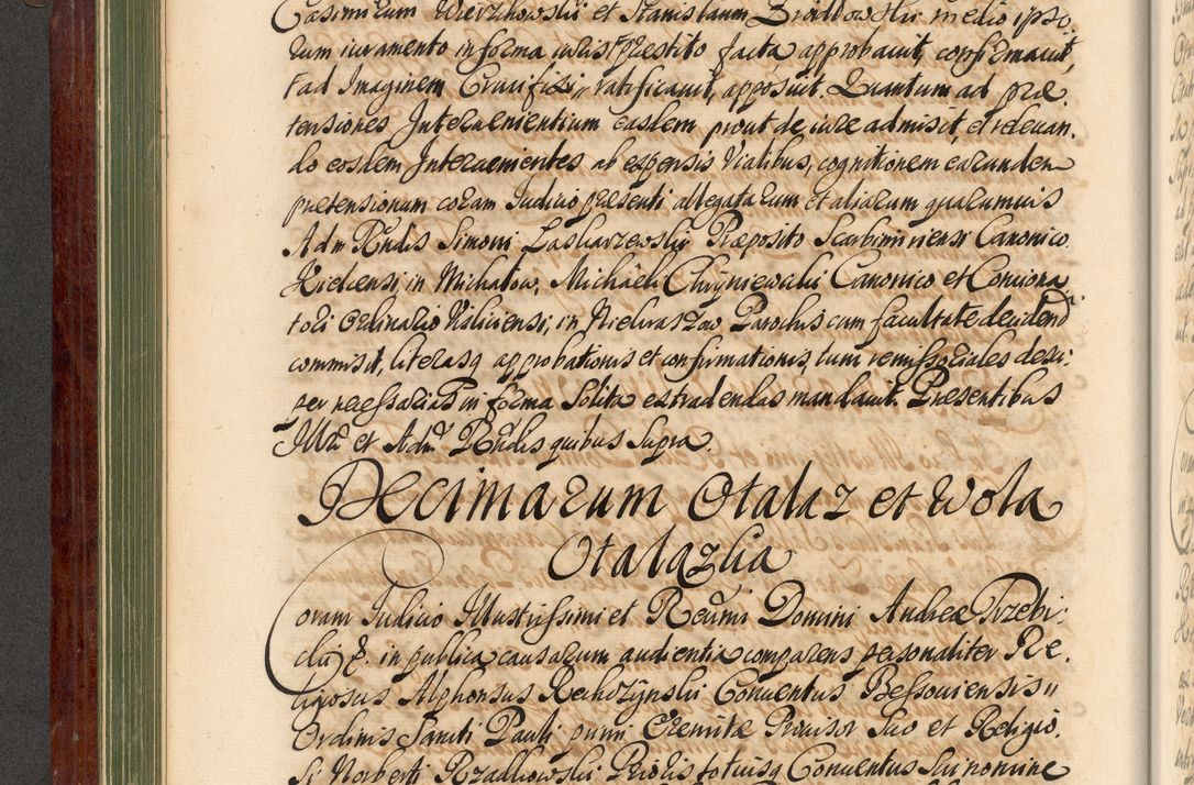 Zdjęcie nr 161 dla obiektu archiwalnego: Acta actorum episcopalium R. D. Andreae Trzebicki, episcopi Cracoviensis et ducis Severiae de 1679. Volumen VIII