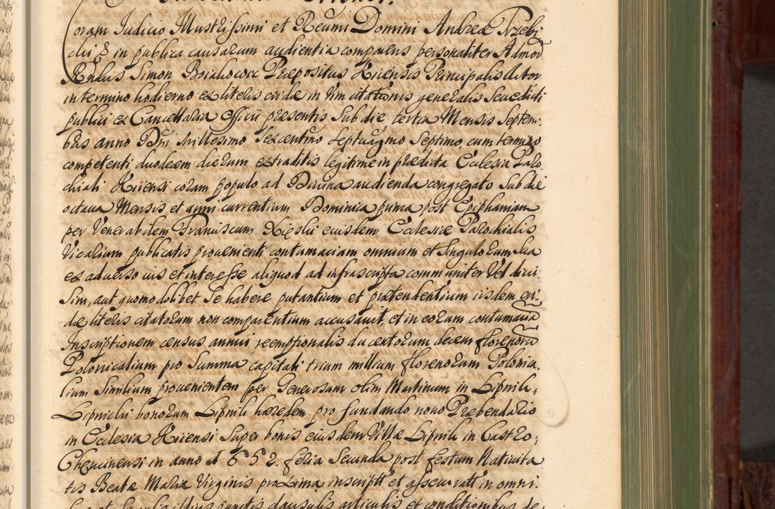 Zdjęcie nr 152 dla obiektu archiwalnego: Acta actorum episcopalium R. D. Andreae Trzebicki, episcopi Cracoviensis et ducis Severiae de 1679. Volumen VIII