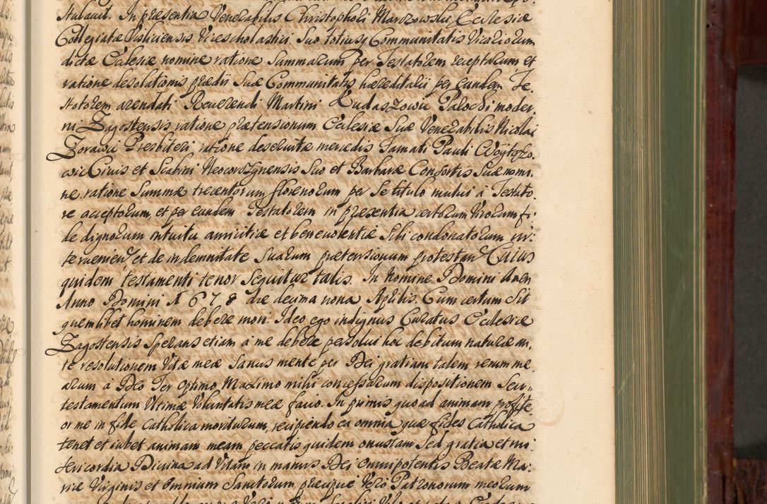 Zdjęcie nr 154 dla obiektu archiwalnego: Acta actorum episcopalium R. D. Andreae Trzebicki, episcopi Cracoviensis et ducis Severiae de 1679. Volumen VIII