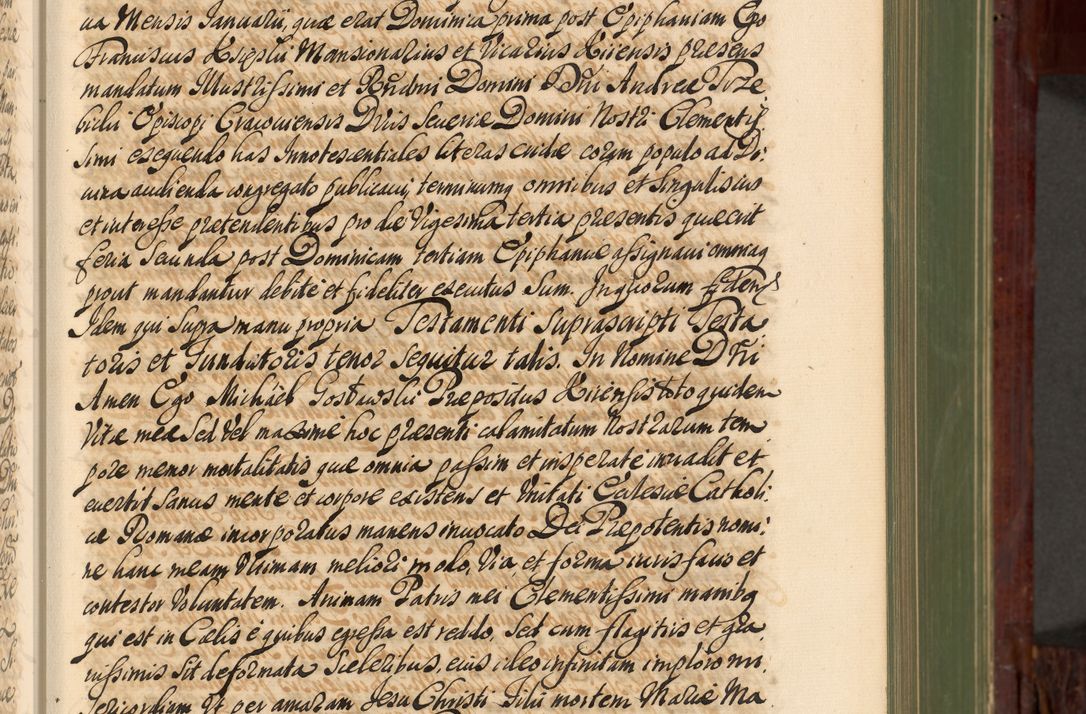 Zdjęcie nr 104 dla obiektu archiwalnego: Acta actorum episcopalium R. D. Andreae Trzebicki, episcopi Cracoviensis et ducis Severiae de 1679. Volumen VIII