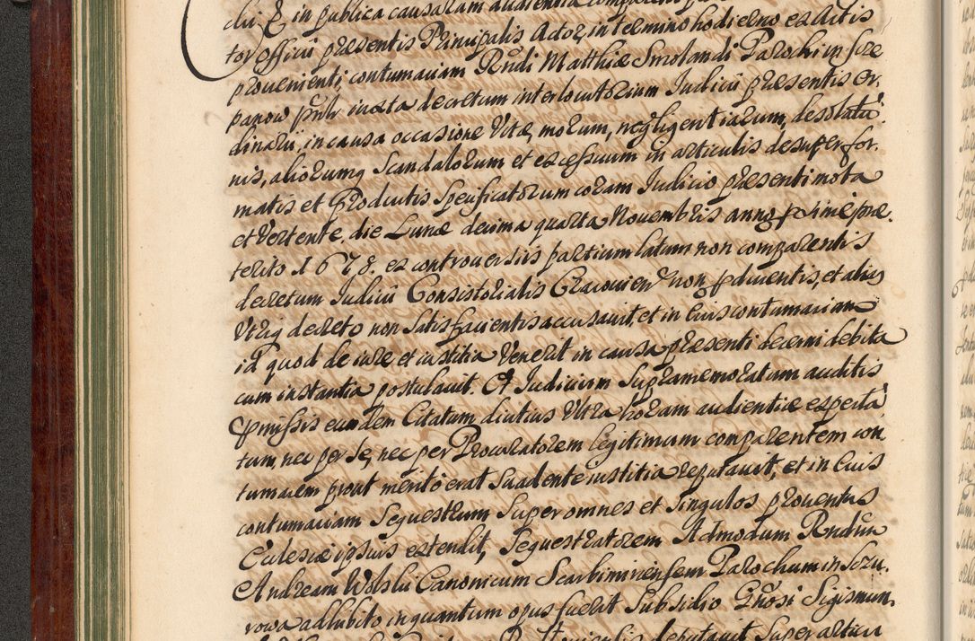 Zdjęcie nr 89 dla obiektu archiwalnego: Acta actorum episcopalium R. D. Andreae Trzebicki, episcopi Cracoviensis et ducis Severiae de 1679. Volumen VIII