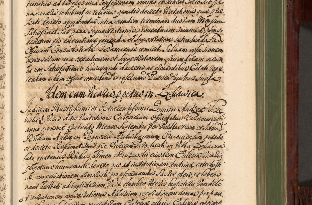 Zdjęcie nr 86 dla obiektu archiwalnego: Acta actorum episcopalium R. D. Andreae Trzebicki, episcopi Cracoviensis et ducis Severiae de 1679. Volumen VIII