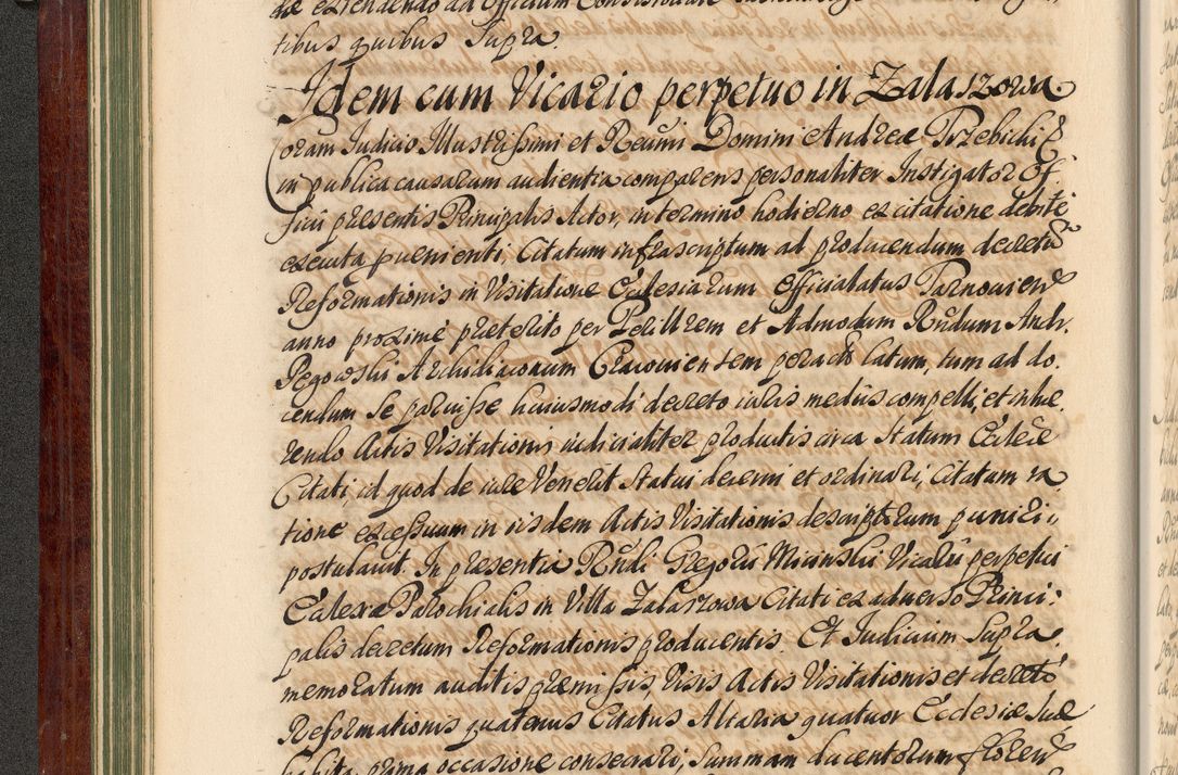 Zdjęcie nr 85 dla obiektu archiwalnego: Acta actorum episcopalium R. D. Andreae Trzebicki, episcopi Cracoviensis et ducis Severiae de 1679. Volumen VIII