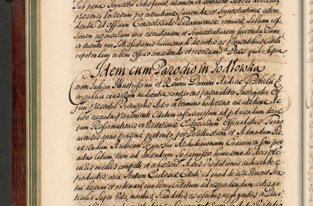 Zdjęcie nr 73 dla obiektu archiwalnego: Acta actorum episcopalium R. D. Andreae Trzebicki, episcopi Cracoviensis et ducis Severiae de 1679. Volumen VIII