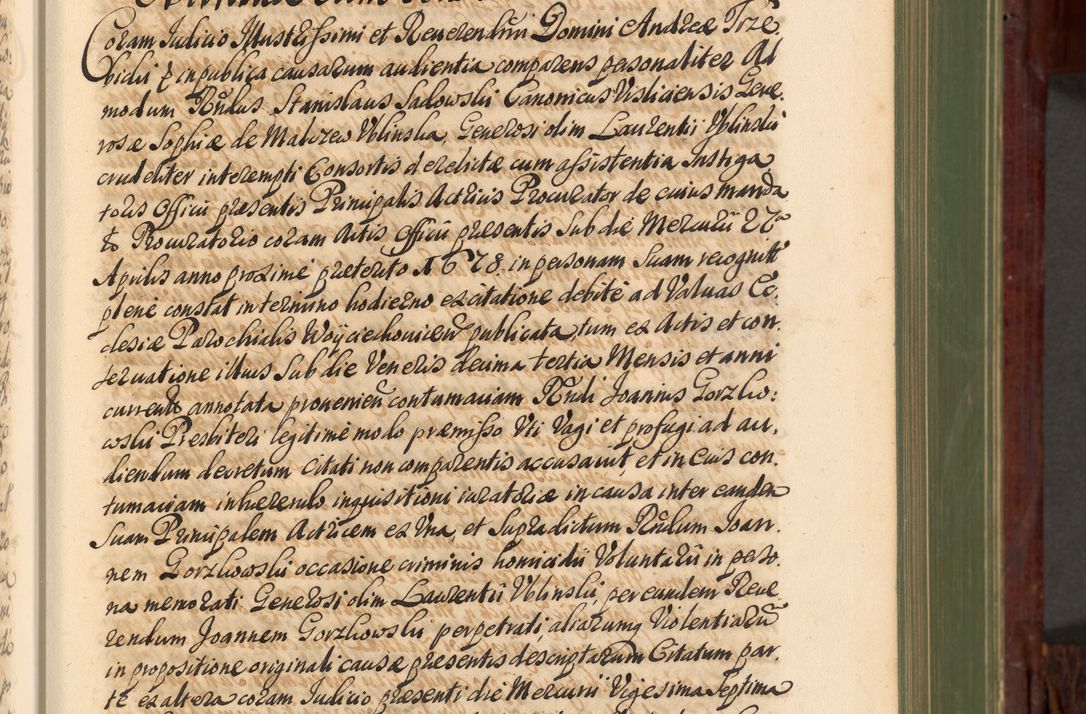 Zdjęcie nr 64 dla obiektu archiwalnego: Acta actorum episcopalium R. D. Andreae Trzebicki, episcopi Cracoviensis et ducis Severiae de 1679. Volumen VIII