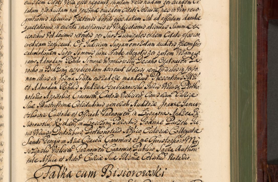 Zdjęcie nr 58 dla obiektu archiwalnego: Acta actorum episcopalium R. D. Andreae Trzebicki, episcopi Cracoviensis et ducis Severiae de 1679. Volumen VIII