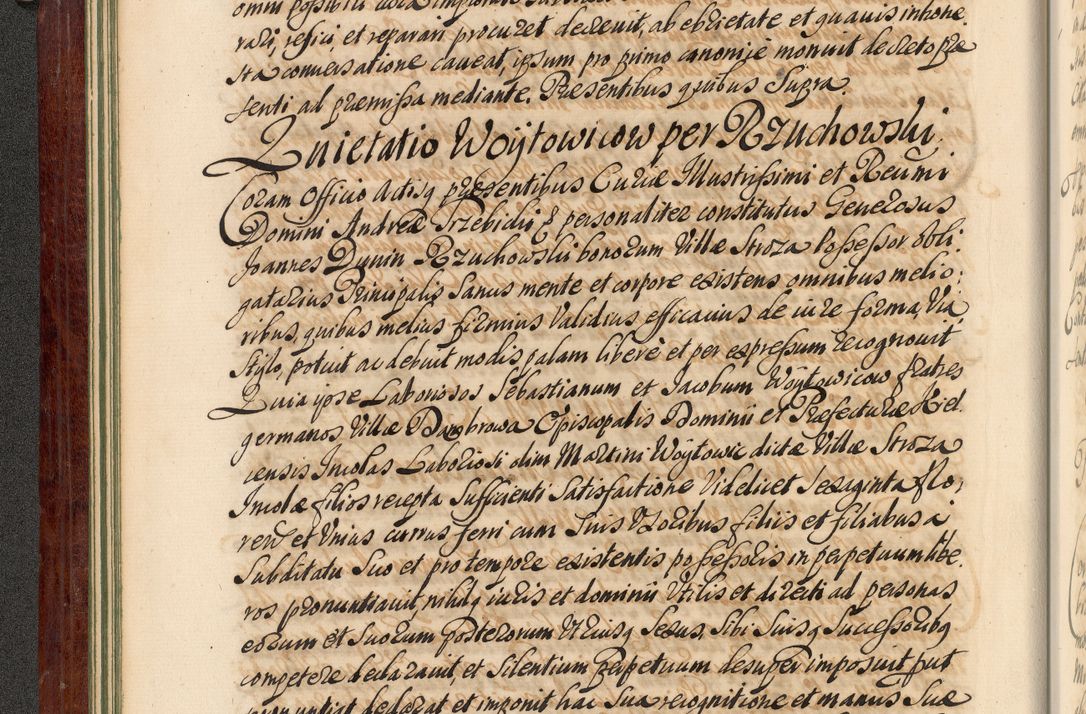 Zdjęcie nr 45 dla obiektu archiwalnego: Acta actorum episcopalium R. D. Andreae Trzebicki, episcopi Cracoviensis et ducis Severiae de 1679. Volumen VIII