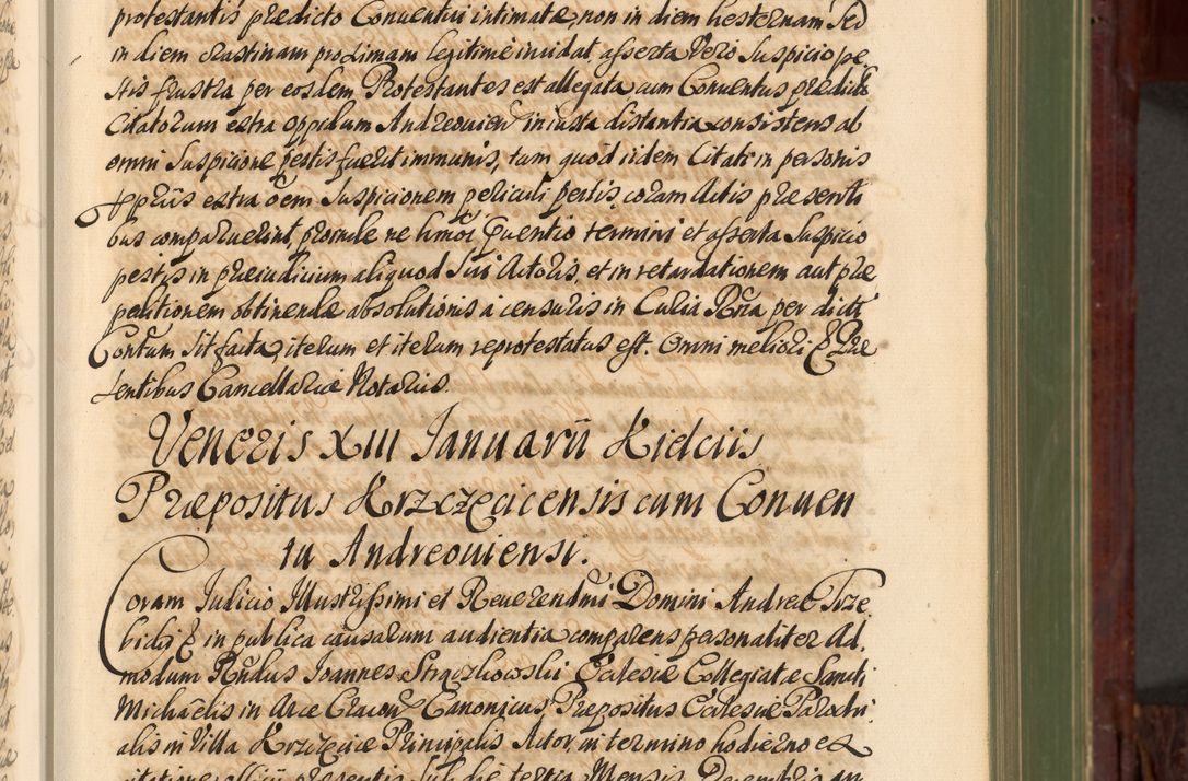 Zdjęcie nr 46 dla obiektu archiwalnego: Acta actorum episcopalium R. D. Andreae Trzebicki, episcopi Cracoviensis et ducis Severiae de 1679. Volumen VIII