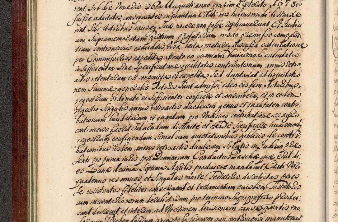 Zdjęcie nr 43 dla obiektu archiwalnego: Acta actorum episcopalium R. D. Andreae Trzebicki, episcopi Cracoviensis et ducis Severiae de 1679. Volumen VIII