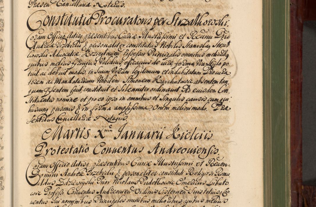 Zdjęcie nr 38 dla obiektu archiwalnego: Acta actorum episcopalium R. D. Andreae Trzebicki, episcopi Cracoviensis et ducis Severiae de 1679. Volumen VIII