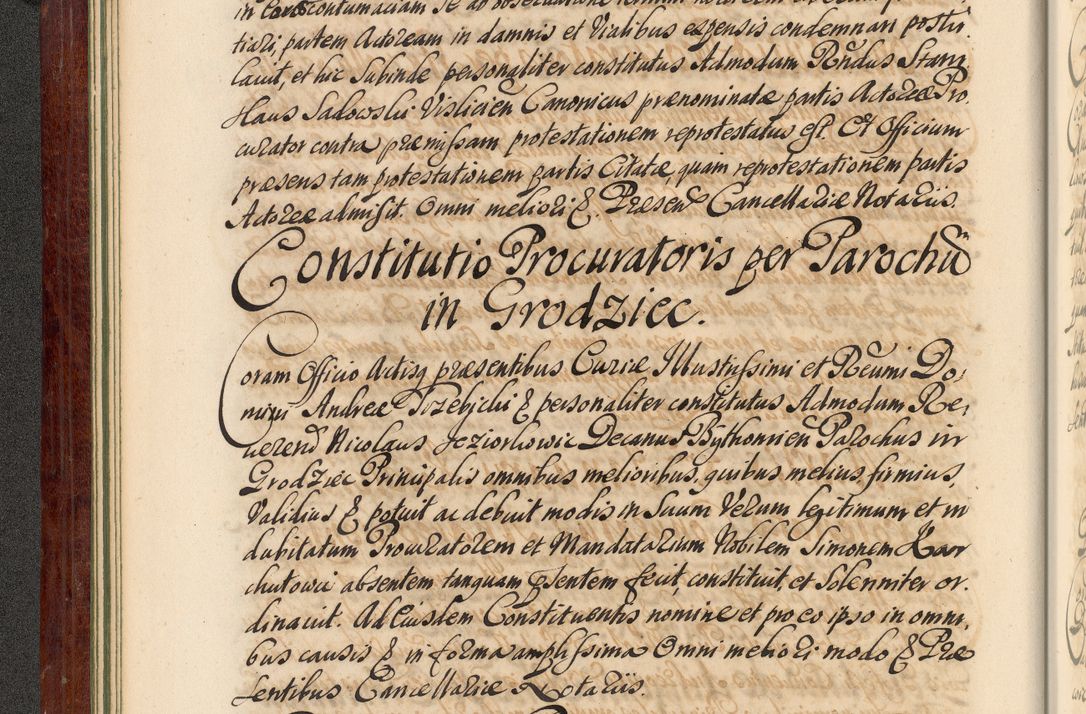 Zdjęcie nr 37 dla obiektu archiwalnego: Acta actorum episcopalium R. D. Andreae Trzebicki, episcopi Cracoviensis et ducis Severiae de 1679. Volumen VIII