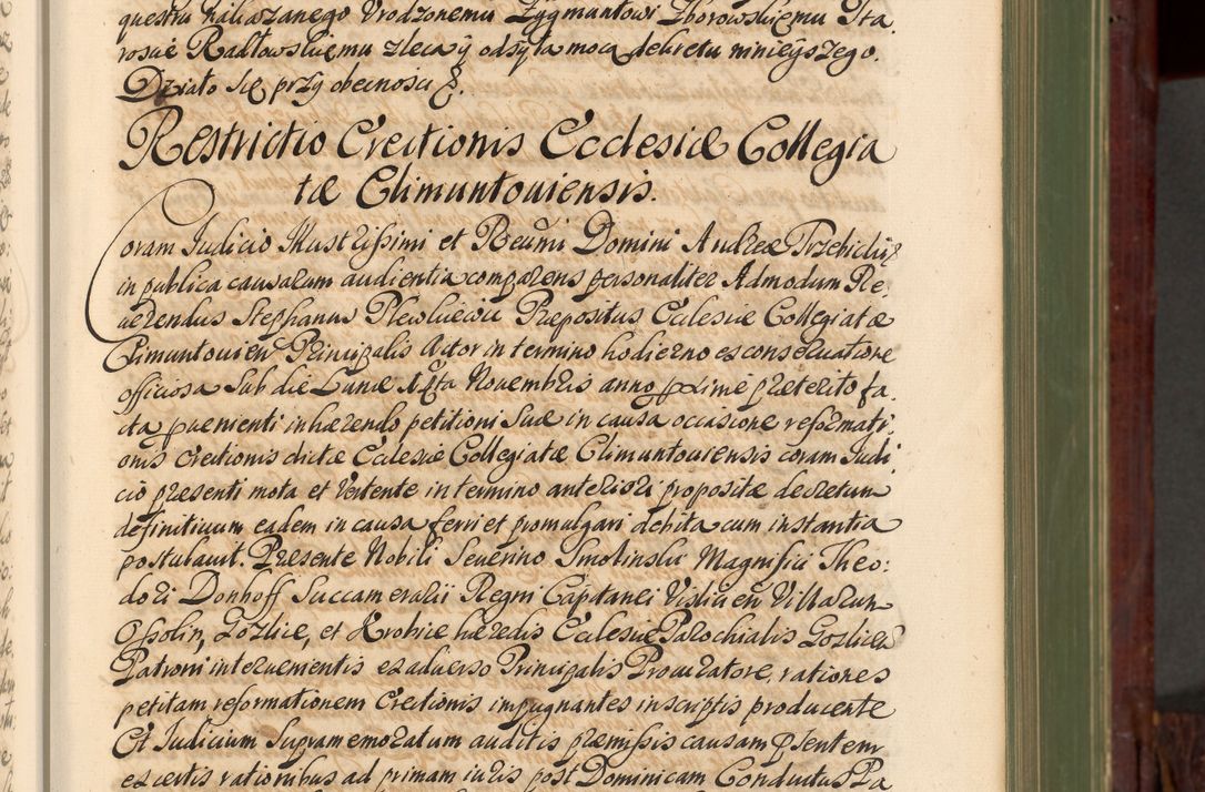 Zdjęcie nr 26 dla obiektu archiwalnego: Acta actorum episcopalium R. D. Andreae Trzebicki, episcopi Cracoviensis et ducis Severiae de 1679. Volumen VIII
