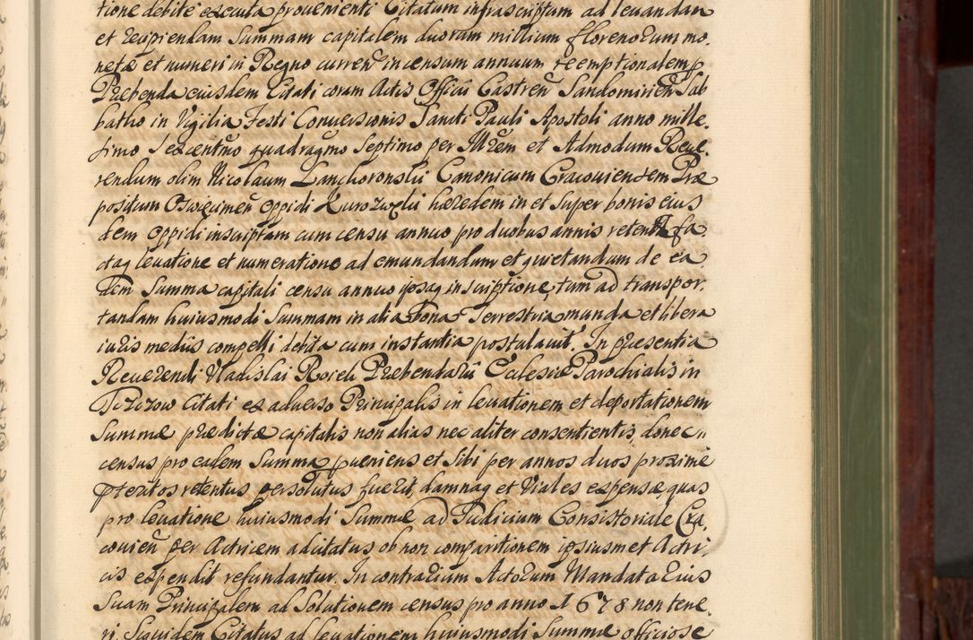 Zdjęcie nr 18 dla obiektu archiwalnego: Acta actorum episcopalium R. D. Andreae Trzebicki, episcopi Cracoviensis et ducis Severiae de 1679. Volumen VIII