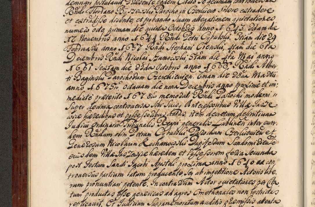 Zdjęcie nr 17 dla obiektu archiwalnego: Acta actorum episcopalium R. D. Andreae Trzebicki, episcopi Cracoviensis et ducis Severiae de 1679. Volumen VIII
