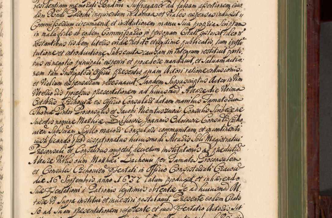 Zdjęcie nr 14 dla obiektu archiwalnego: Acta actorum episcopalium R. D. Andreae Trzebicki, episcopi Cracoviensis et ducis Severiae de 1679. Volumen VIII