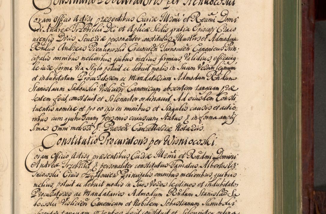 Zdjęcie nr 8 dla obiektu archiwalnego: Acta actorum episcopalium R. D. Andreae Trzebicki, episcopi Cracoviensis et ducis Severiae de 1679. Volumen VIII