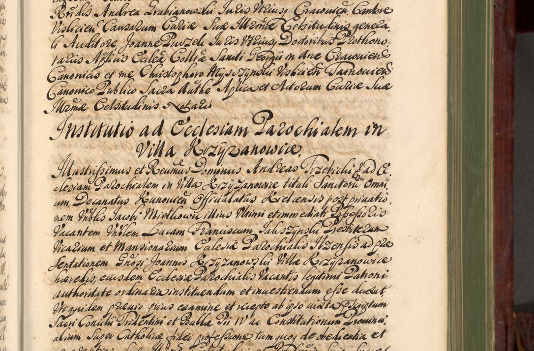 Zdjęcie nr 10 dla obiektu archiwalnego: Acta actorum episcopalium R. D. Andreae Trzebicki, episcopi Cracoviensis et ducis Severiae de 1679. Volumen VIII