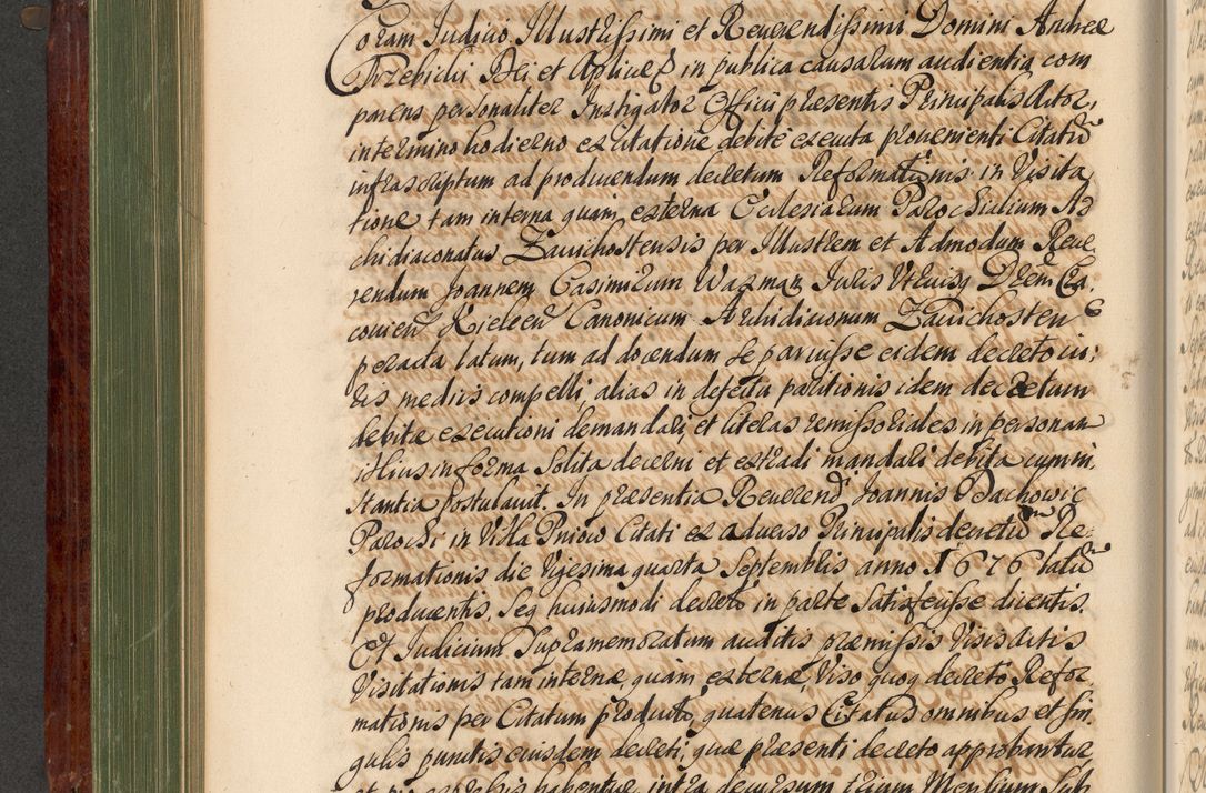 Zdjęcie nr 389 dla obiektu archiwalnego: Acta actorum episcopalium R. D. Andreae Trzebicki, episcopi Cracoviensis et ducis Severiae de 1679. Volumen VIII
