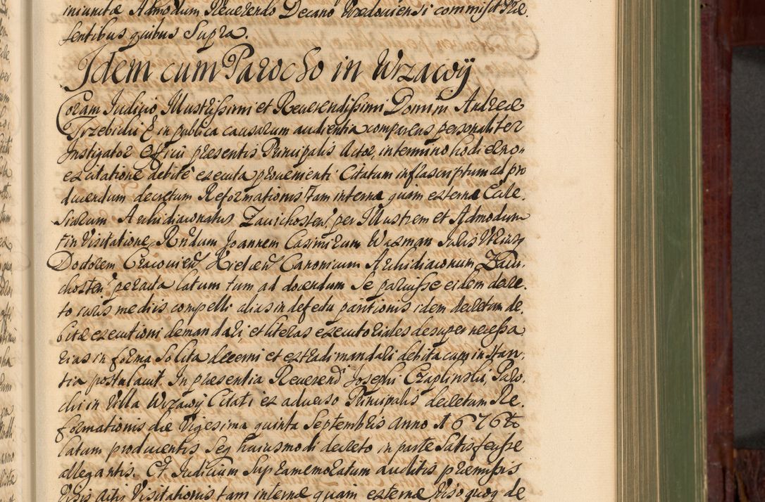 Zdjęcie nr 388 dla obiektu archiwalnego: Acta actorum episcopalium R. D. Andreae Trzebicki, episcopi Cracoviensis et ducis Severiae de 1679. Volumen VIII