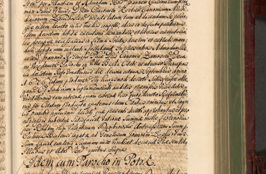 Zdjęcie nr 384 dla obiektu archiwalnego: Acta actorum episcopalium R. D. Andreae Trzebicki, episcopi Cracoviensis et ducis Severiae de 1679. Volumen VIII