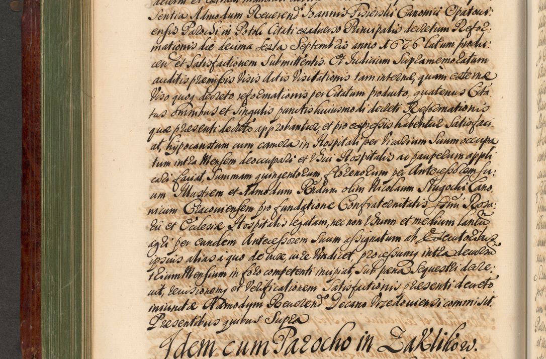 Zdjęcie nr 385 dla obiektu archiwalnego: Acta actorum episcopalium R. D. Andreae Trzebicki, episcopi Cracoviensis et ducis Severiae de 1679. Volumen VIII