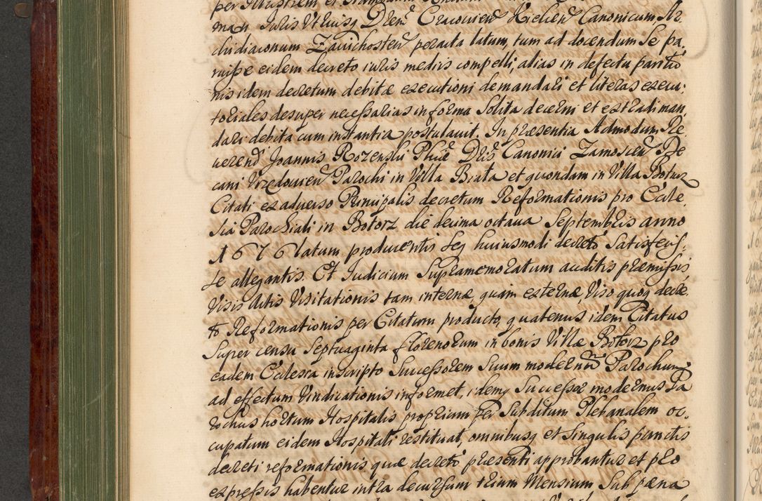 Zdjęcie nr 383 dla obiektu archiwalnego: Acta actorum episcopalium R. D. Andreae Trzebicki, episcopi Cracoviensis et ducis Severiae de 1679. Volumen VIII