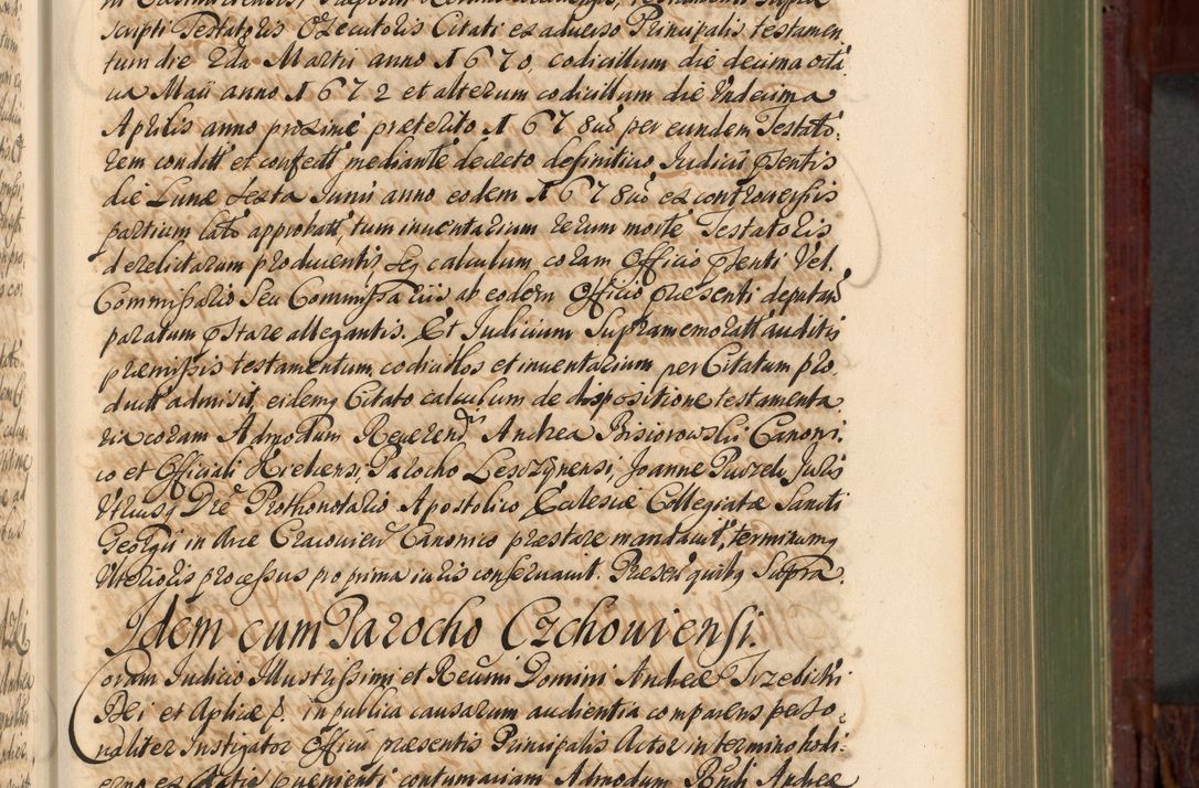 Zdjęcie nr 380 dla obiektu archiwalnego: Acta actorum episcopalium R. D. Andreae Trzebicki, episcopi Cracoviensis et ducis Severiae de 1679. Volumen VIII