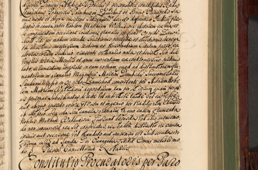 Zdjęcie nr 372 dla obiektu archiwalnego: Acta actorum episcopalium R. D. Andreae Trzebicki, episcopi Cracoviensis et ducis Severiae de 1679. Volumen VIII