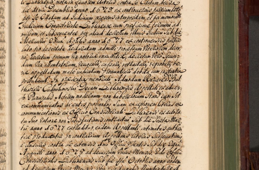 Zdjęcie nr 376 dla obiektu archiwalnego: Acta actorum episcopalium R. D. Andreae Trzebicki, episcopi Cracoviensis et ducis Severiae de 1679. Volumen VIII