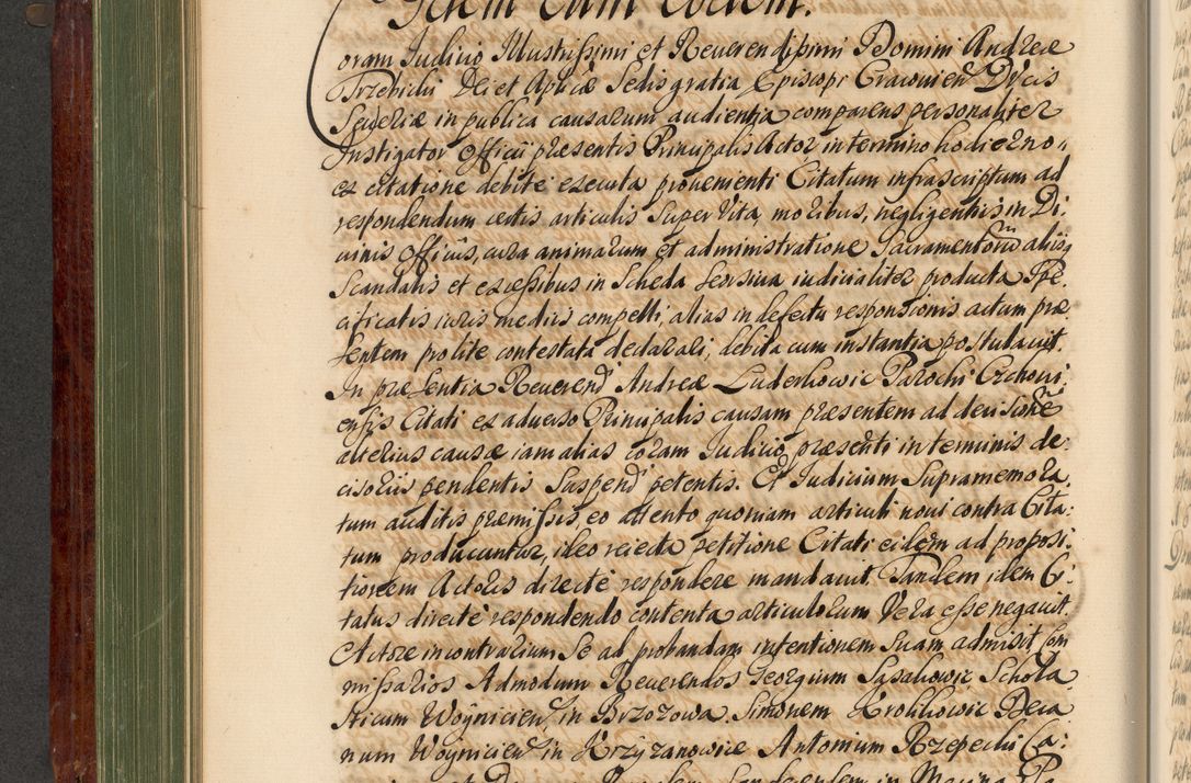 Zdjęcie nr 367 dla obiektu archiwalnego: Acta actorum episcopalium R. D. Andreae Trzebicki, episcopi Cracoviensis et ducis Severiae de 1679. Volumen VIII