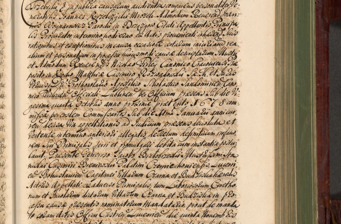 Zdjęcie nr 356 dla obiektu archiwalnego: Acta actorum episcopalium R. D. Andreae Trzebicki, episcopi Cracoviensis et ducis Severiae de 1679. Volumen VIII