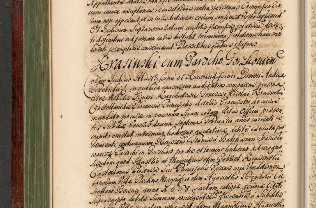 Zdjęcie nr 347 dla obiektu archiwalnego: Acta actorum episcopalium R. D. Andreae Trzebicki, episcopi Cracoviensis et ducis Severiae de 1679. Volumen VIII
