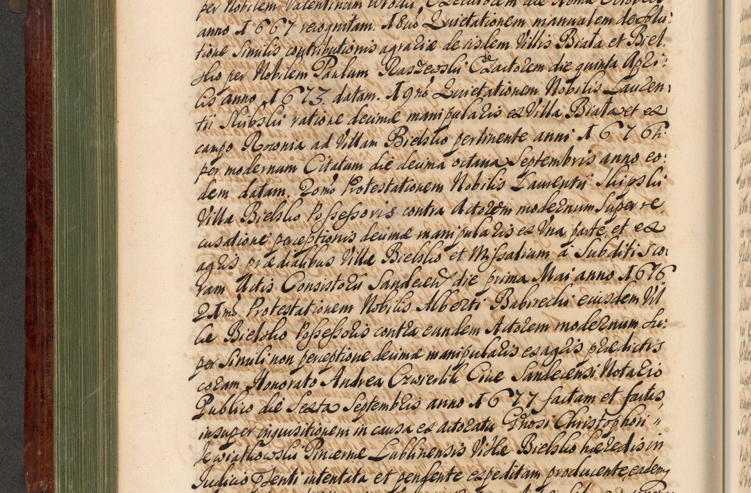 Zdjęcie nr 337 dla obiektu archiwalnego: Acta actorum episcopalium R. D. Andreae Trzebicki, episcopi Cracoviensis et ducis Severiae de 1679. Volumen VIII