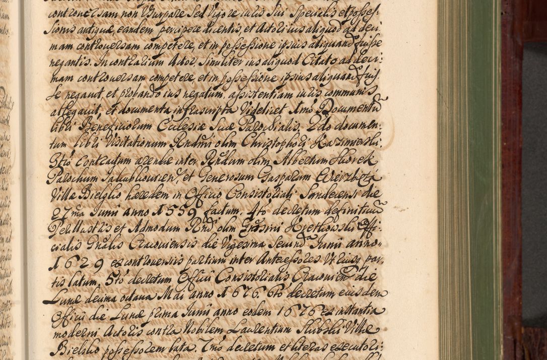 Zdjęcie nr 334 dla obiektu archiwalnego: Acta actorum episcopalium R. D. Andreae Trzebicki, episcopi Cracoviensis et ducis Severiae de 1679. Volumen VIII