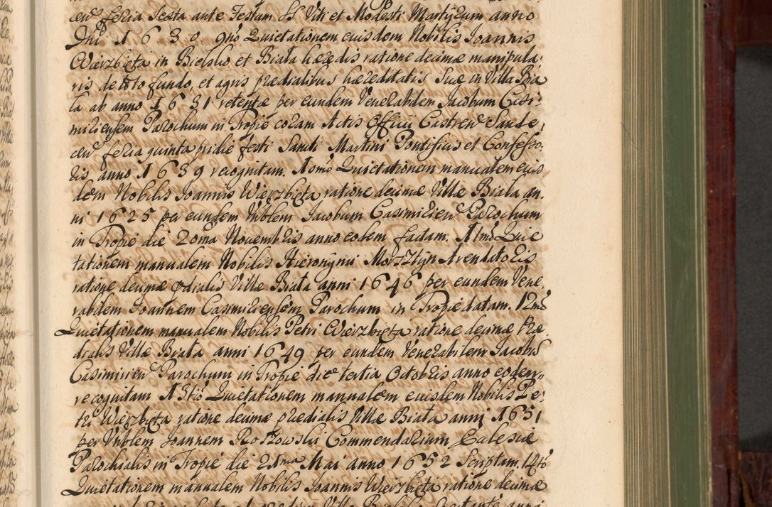 Zdjęcie nr 336 dla obiektu archiwalnego: Acta actorum episcopalium R. D. Andreae Trzebicki, episcopi Cracoviensis et ducis Severiae de 1679. Volumen VIII
