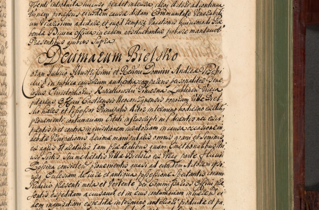 Zdjęcie nr 332 dla obiektu archiwalnego: Acta actorum episcopalium R. D. Andreae Trzebicki, episcopi Cracoviensis et ducis Severiae de 1679. Volumen VIII