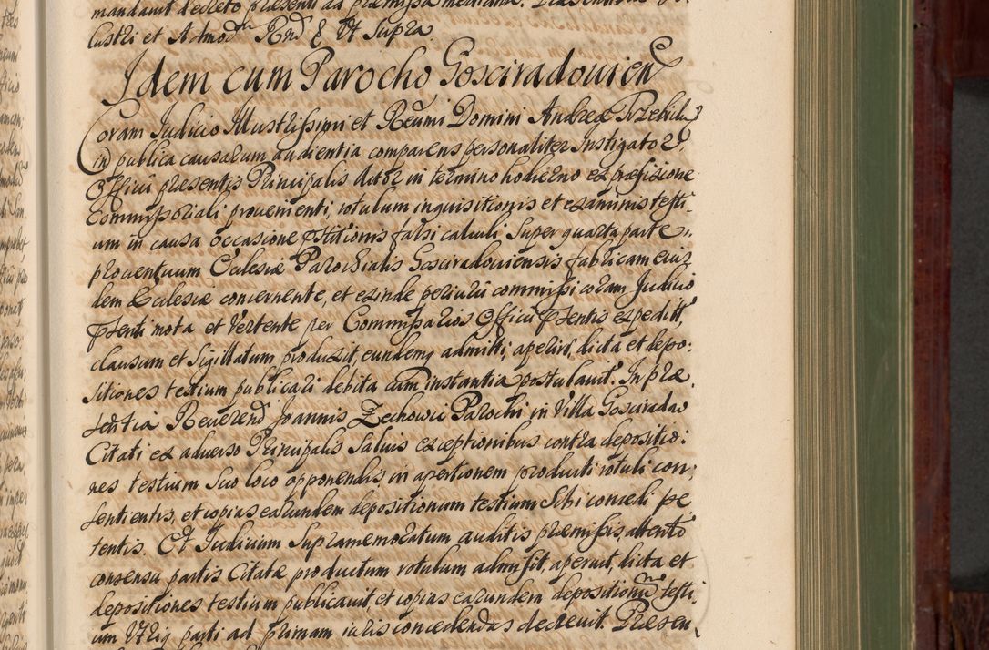 Zdjęcie nr 316 dla obiektu archiwalnego: Acta actorum episcopalium R. D. Andreae Trzebicki, episcopi Cracoviensis et ducis Severiae de 1679. Volumen VIII