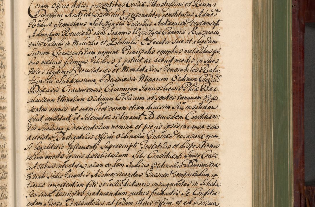 Zdjęcie nr 308 dla obiektu archiwalnego: Acta actorum episcopalium R. D. Andreae Trzebicki, episcopi Cracoviensis et ducis Severiae de 1679. Volumen VIII