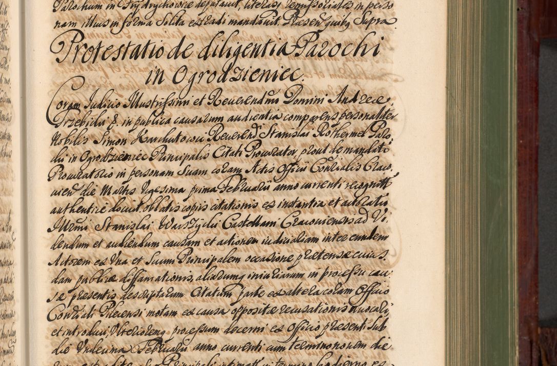 Zdjęcie nr 306 dla obiektu archiwalnego: Acta actorum episcopalium R. D. Andreae Trzebicki, episcopi Cracoviensis et ducis Severiae de 1679. Volumen VIII