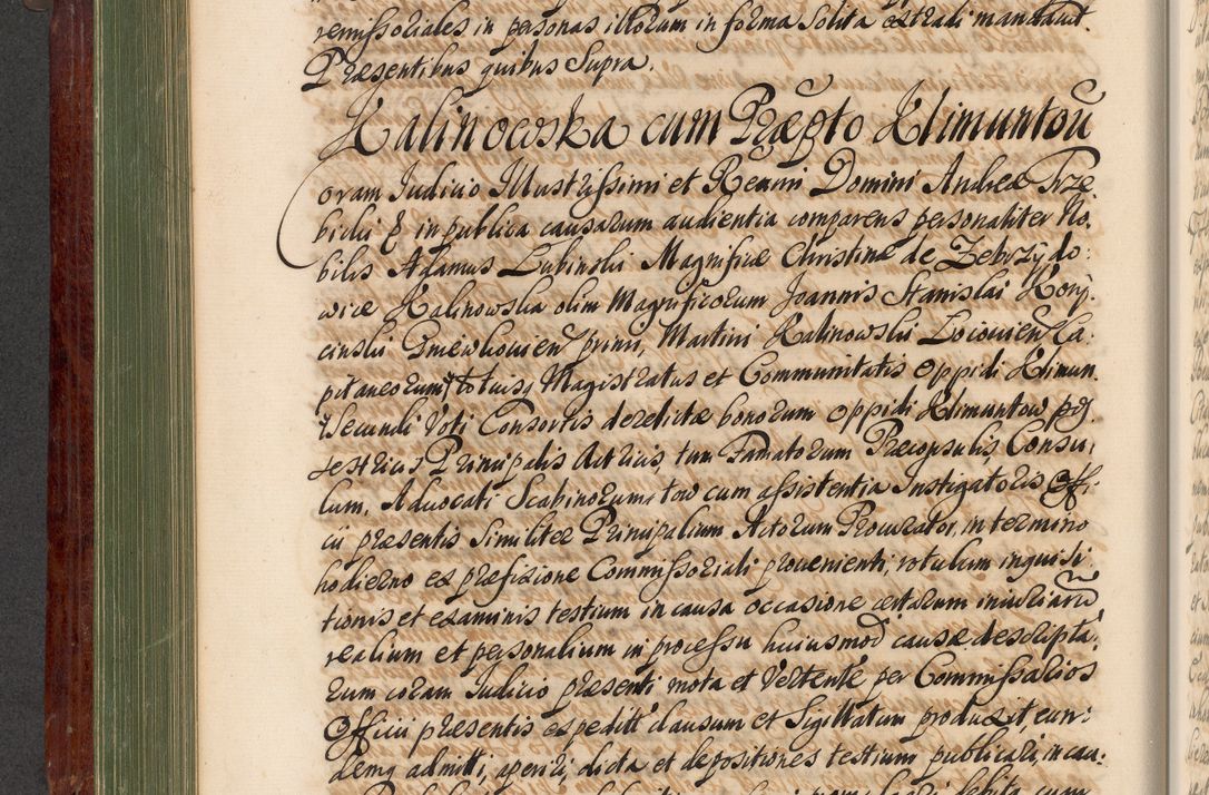 Zdjęcie nr 303 dla obiektu archiwalnego: Acta actorum episcopalium R. D. Andreae Trzebicki, episcopi Cracoviensis et ducis Severiae de 1679. Volumen VIII