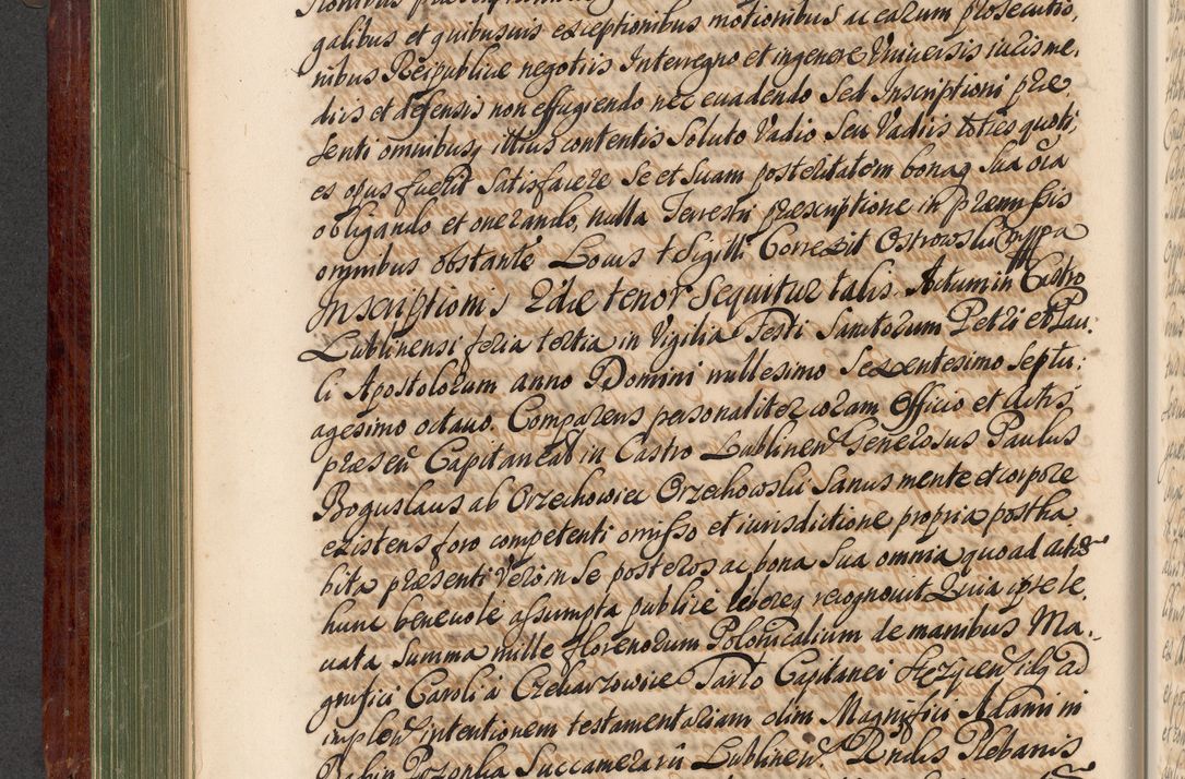 Zdjęcie nr 281 dla obiektu archiwalnego: Acta actorum episcopalium R. D. Andreae Trzebicki, episcopi Cracoviensis et ducis Severiae de 1679. Volumen VIII