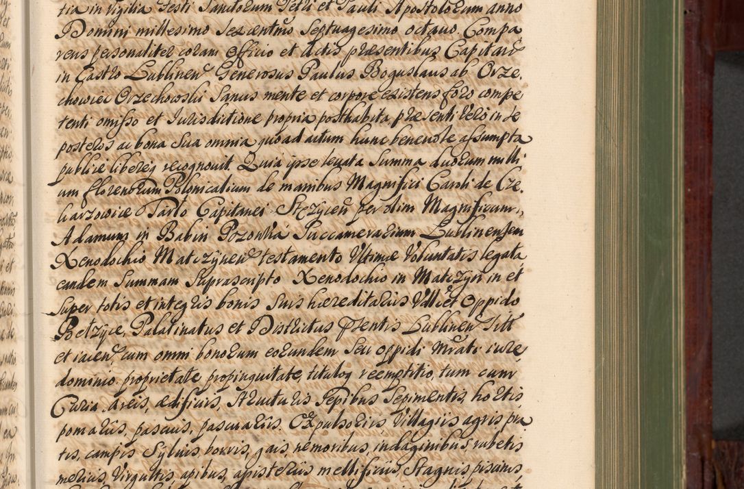 Zdjęcie nr 278 dla obiektu archiwalnego: Acta actorum episcopalium R. D. Andreae Trzebicki, episcopi Cracoviensis et ducis Severiae de 1679. Volumen VIII