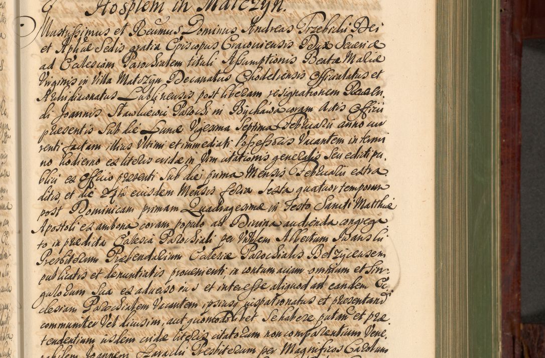 Zdjęcie nr 270 dla obiektu archiwalnego: Acta actorum episcopalium R. D. Andreae Trzebicki, episcopi Cracoviensis et ducis Severiae de 1679. Volumen VIII